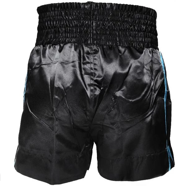 Revgear Kids Muay Thai Shorts - Black Blue 4 Revgear Kids Muay Thai Shorts - Black Blue