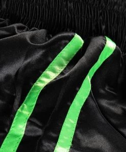 Revgear Kids Muay Thai Shorts - Black Green 11 Revgear Kids Muay Thai Shorts - Black Green