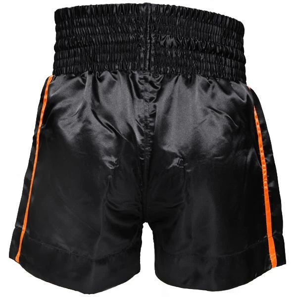 Revgear Kids Muay Thai Shorts - Black Orange 7 Revgear Kids Muay Thai Shorts - Black Orange