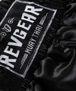 Revgear Kids Muay Thai Shorts - Black Orange 15 Revgear Kids Muay Thai Shorts - Black Orange