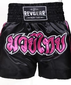 Revgear Kids Muay Thai Shorts - Black Pink