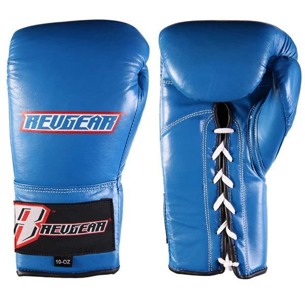 Revgear Professional Competition Boxing Gloves - Blue 5 Revgear Professional Competition Boxing Gloves - Blue