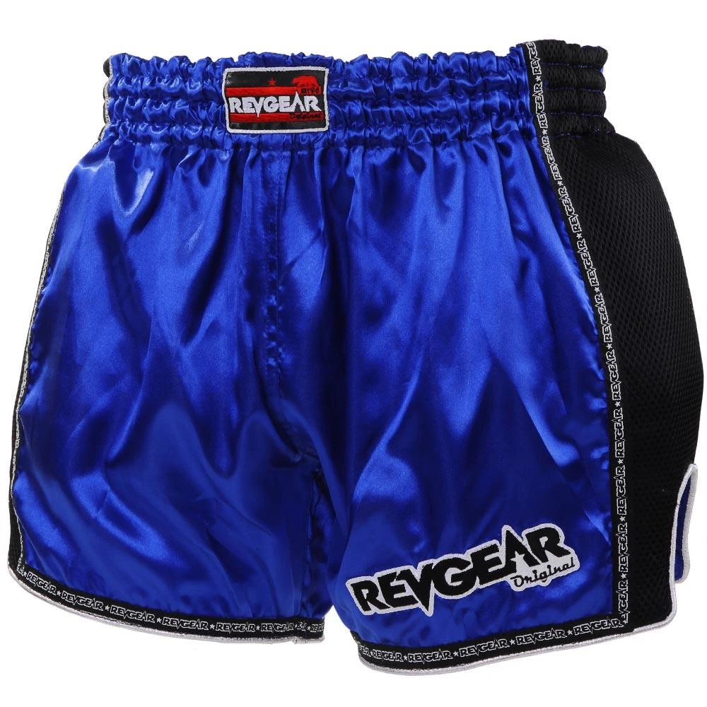 Revgear Original Muay Thai Shorts - Blue 6 Revgear Original Muay Thai Shorts - Blue