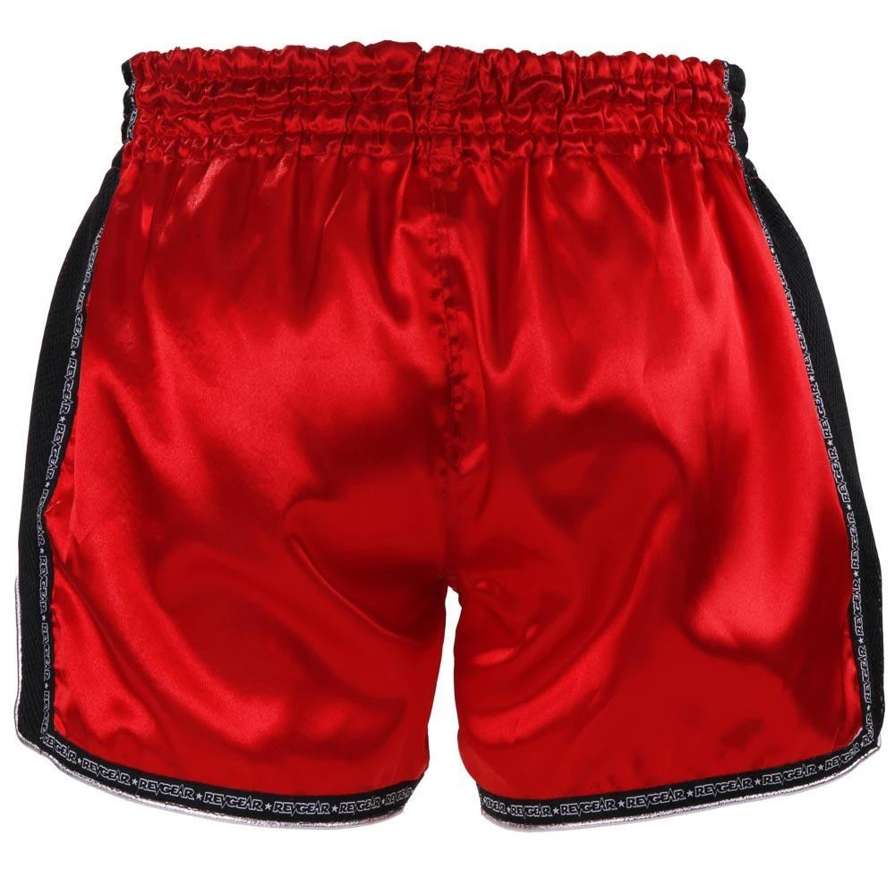 Revgear Original Muay Thai Shorts - Red 6 Revgear Original Muay Thai Shorts - Red