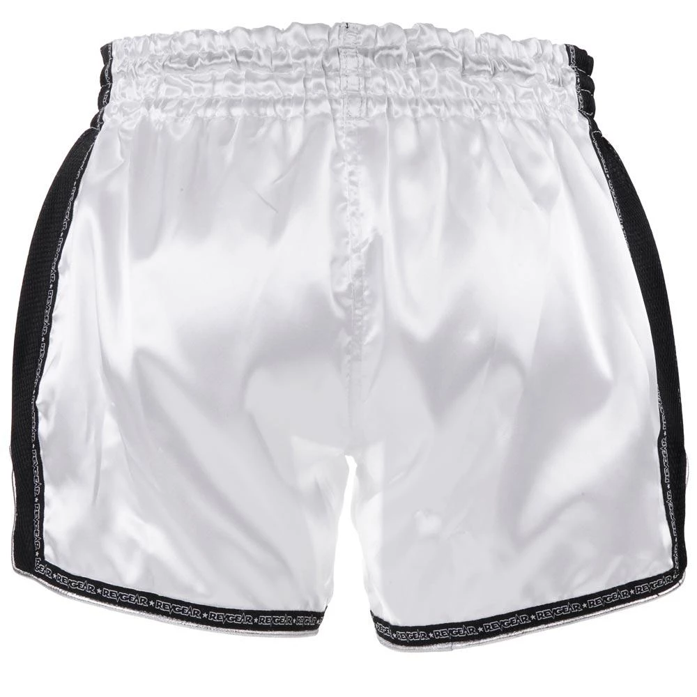 Revgear Original Muay Thai Shorts - White 6 Revgear Original Muay Thai Shorts - White