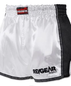 Revgear Original Muay Thai Shorts - White 18 Revgear Original Muay Thai Shorts - White