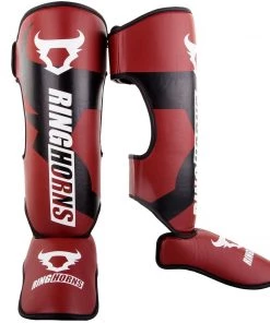 PROTECTION Venum Ringhorns Charger Shin Guards Instep 17 PROTECTION Venum Ringhorns Charger Shin Guards Instep