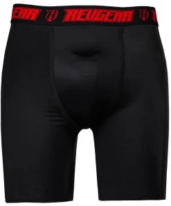 Groin Guards Revgear Compression Shorts With Protective Cup - Black