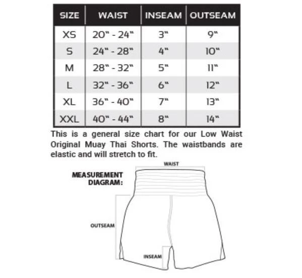 Revgear Original Muay Thai Shorts - Blue 4 Revgear Original Muay Thai Shorts - Blue