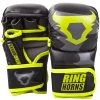 Venum Ringhorns Charger MMA Sparring Gloves - Black/Neo Yellow FIGHT GLOVES 2 Venum Ringhorns Charger MMA Sparring Gloves - Black/Neo Yellow FIGHT GLOVES