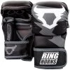 FIGHT GLOVES Venum Ringhorns Charger MMA Sparring Gloves - Black/White 2 FIGHT GLOVES Venum Ringhorns Charger MMA Sparring Gloves - Black/White