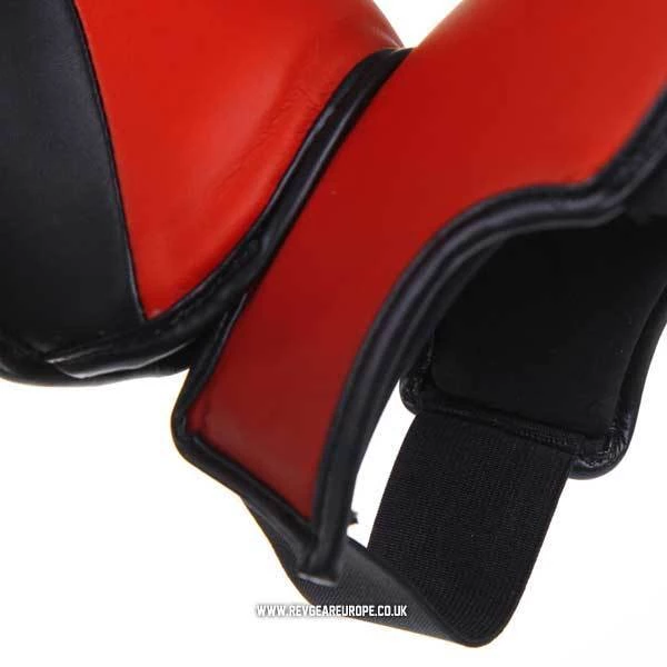 PROTECTION Revgear Original Thai Shin Guards - Red 5 PROTECTION Revgear Original Thai Shin Guards - Red